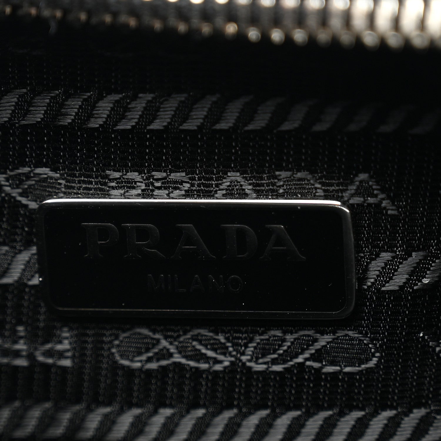 Tessuto Nylon Saffiano Mini Re-Edition 2005 Bag Black - 图片 6