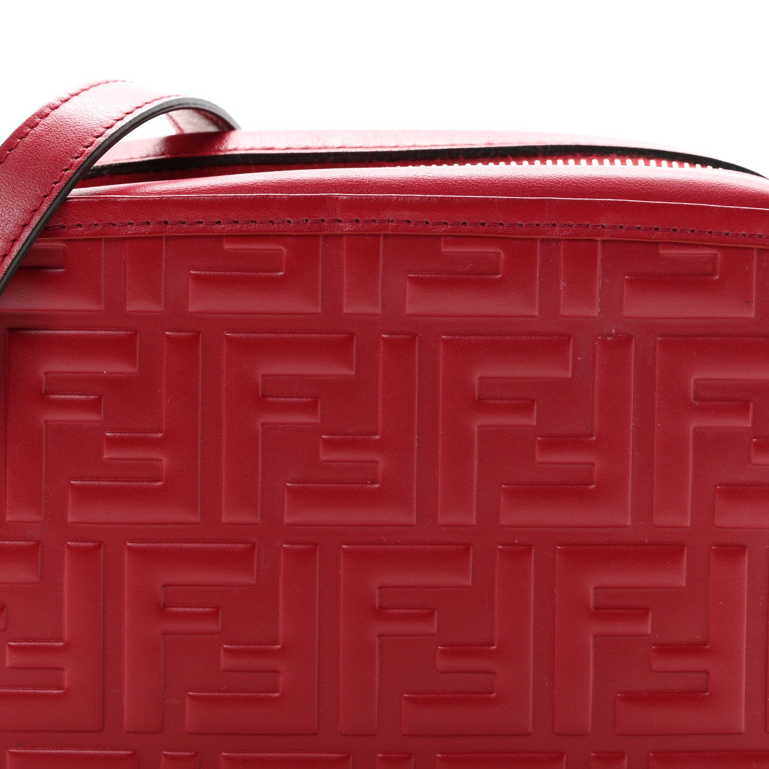 Vitello Century FF 1974 Embossed Mini Camera Case Fragola - Image 8