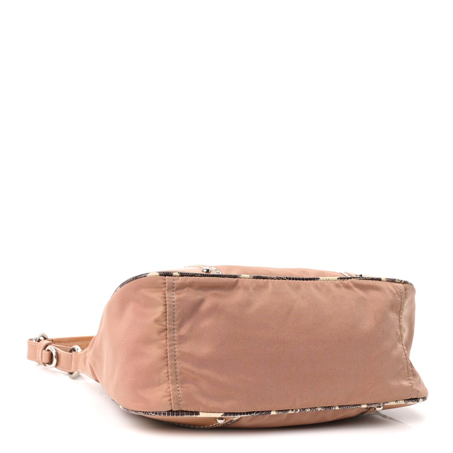 Tessuto Vernice Shoulder Bag Cipria - Image 4
