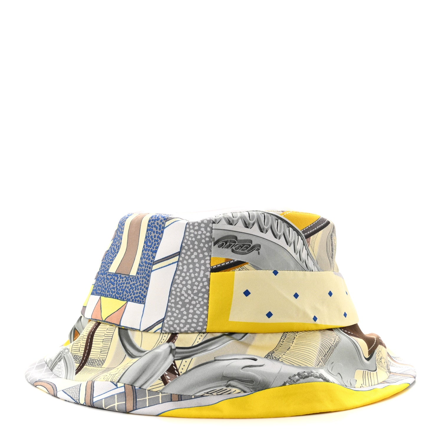 Silk Carla Patchwork Bucket Hat 58