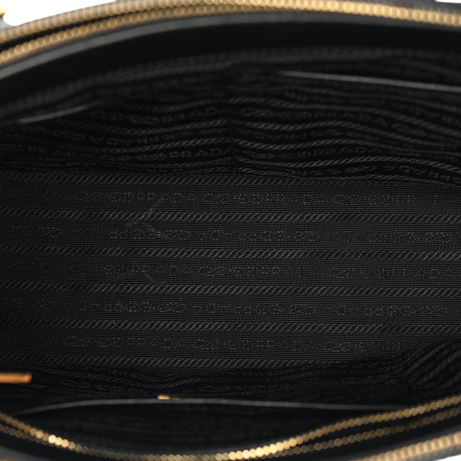 Saffiano Medium Galleria Double Zip Tote Black - Image 5