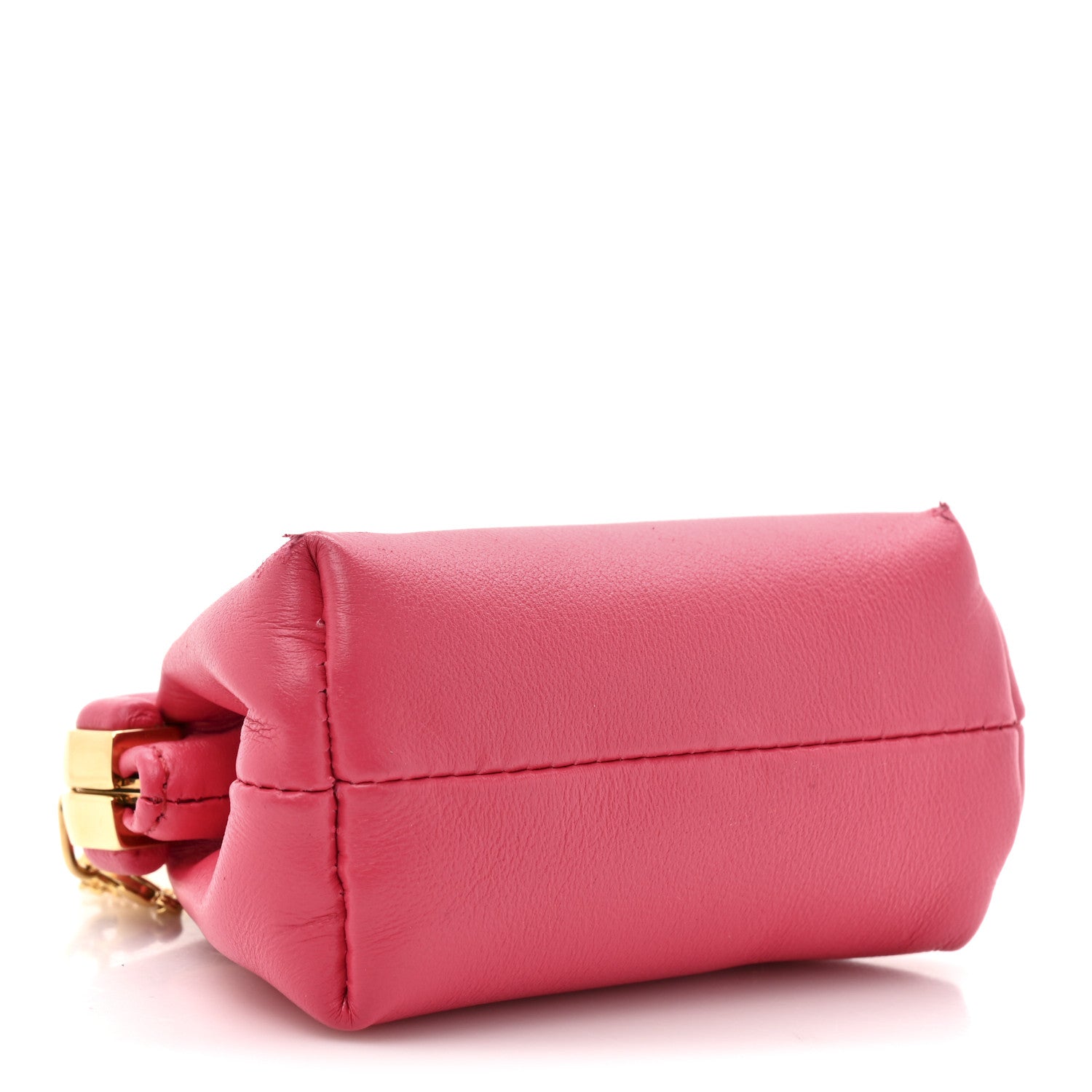Shiny Nappa Nano Fendi First Bag Charm Lampone - Image 4