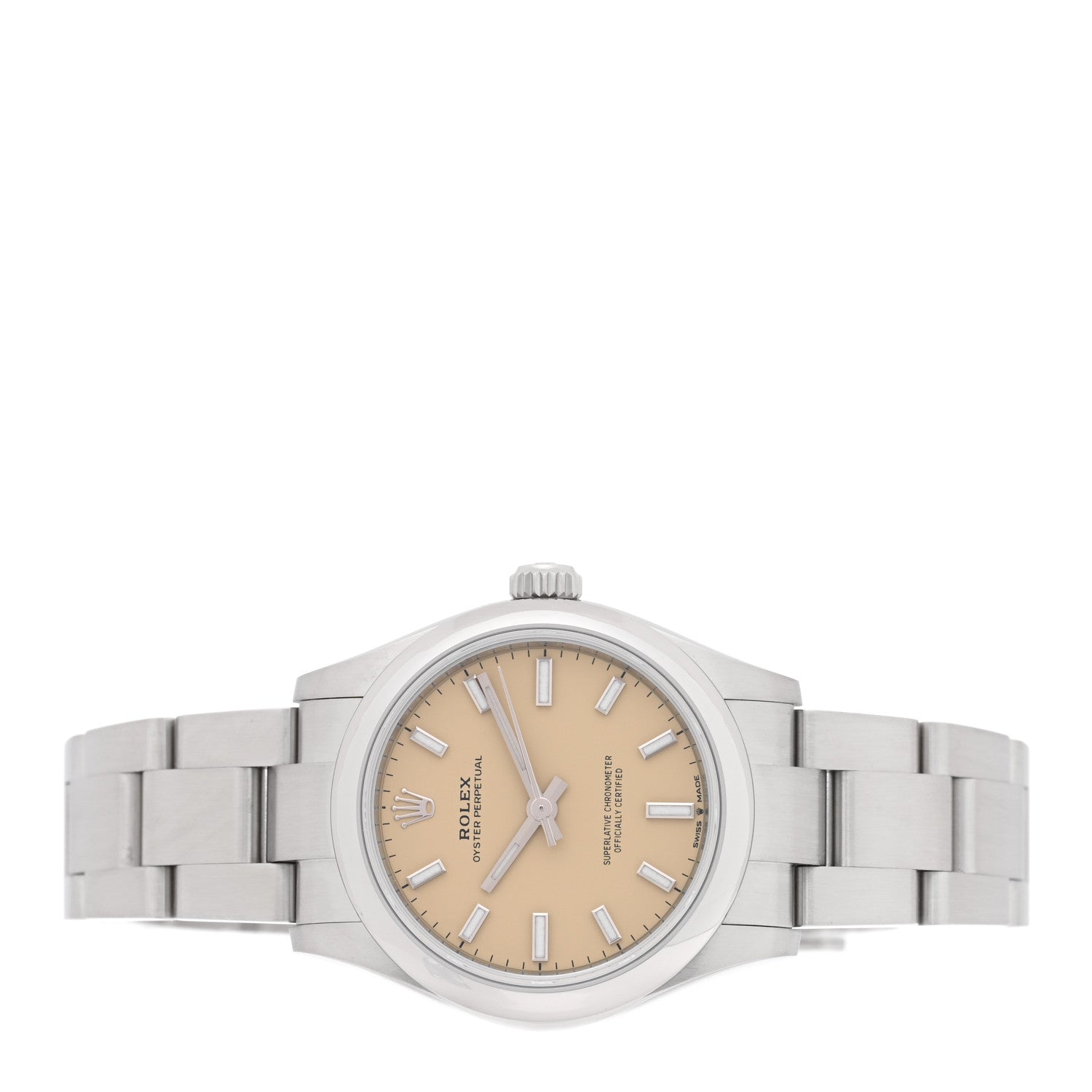 Stainless Steel 31mm Oyster Perpetual Watch Beige 277200 - Image 2