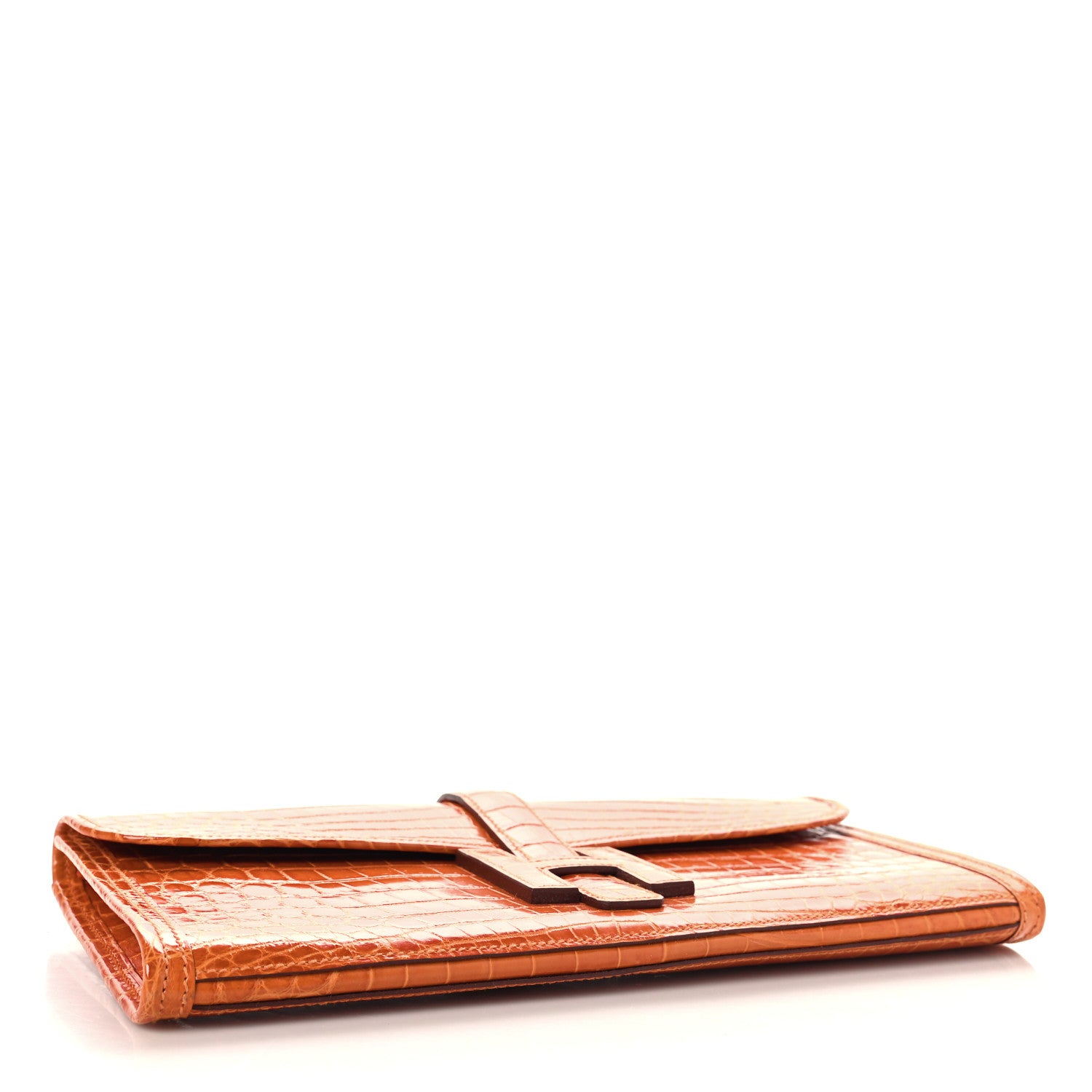 Shiny Niloticus Crocodile Jige Elan 29 Clutch Bougainvillea - Image 4