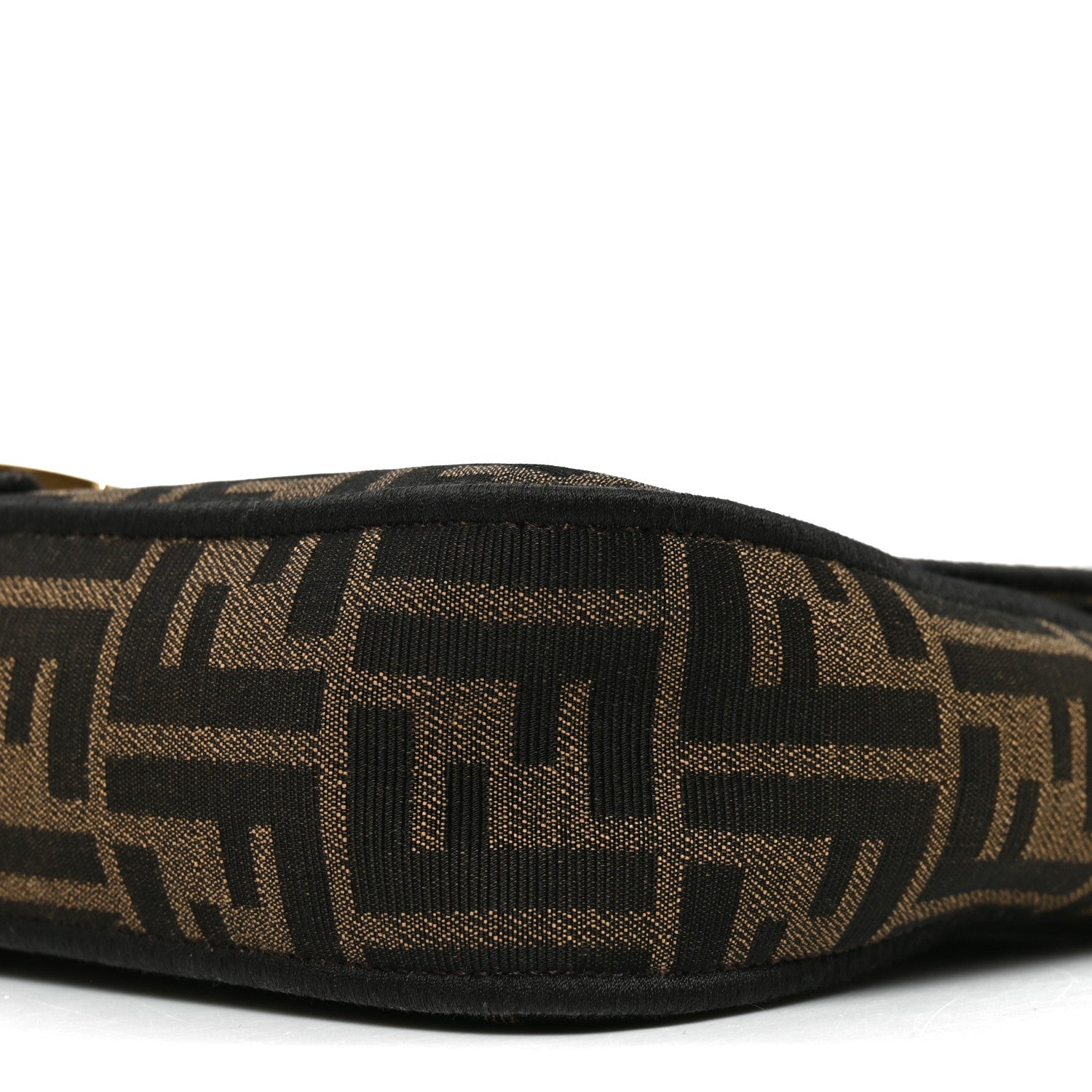 Fabric Jacquard FF 1974 Medium Baguette Tobacco Moro Black - Image 10