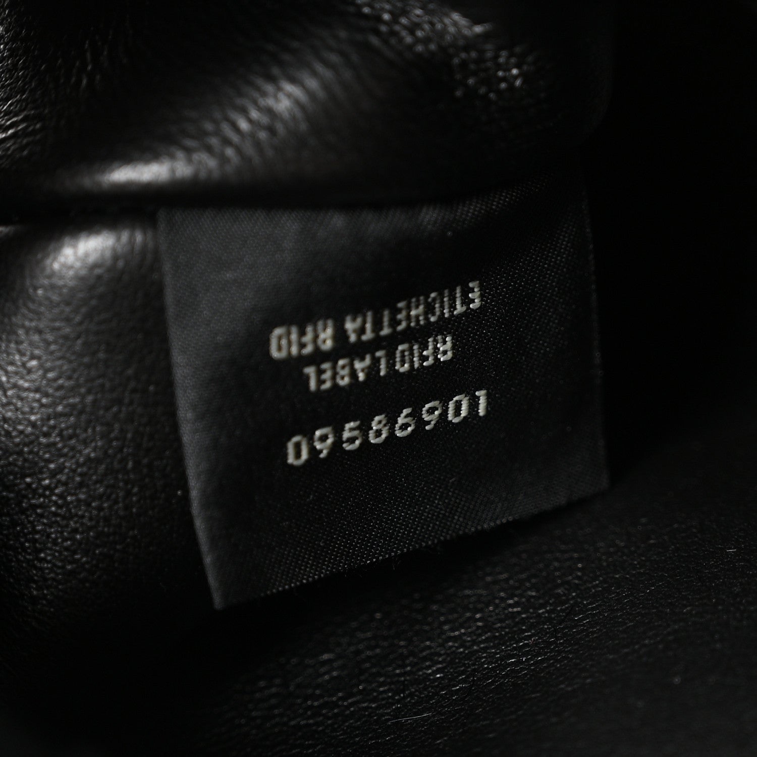 Calfskin Pony Effect Medium Soft Baguette Black - Image 12