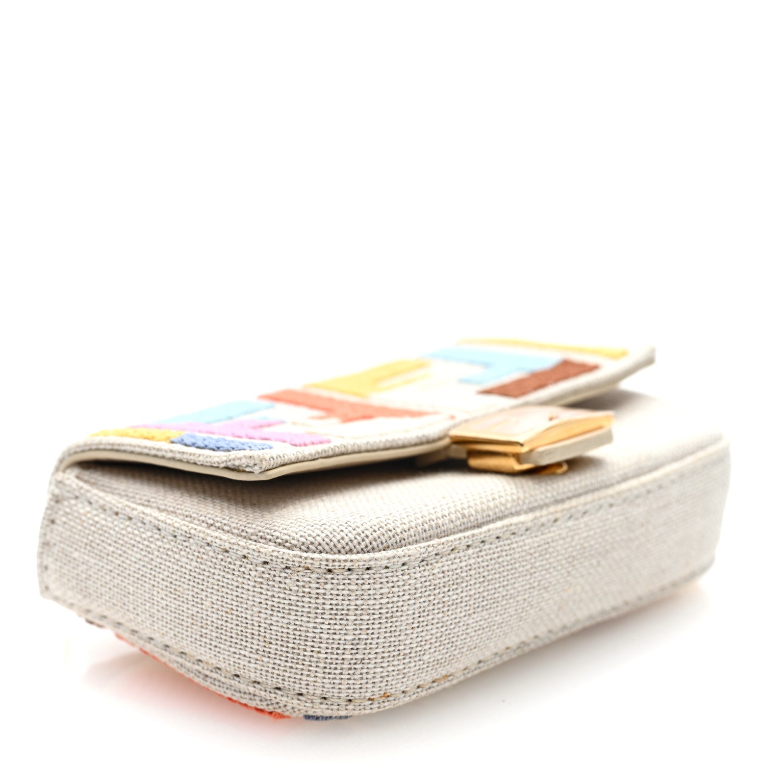 Kuban Canvas FF Embroidered Nano Baguette Charm Grezzo Multicolor - Image 4