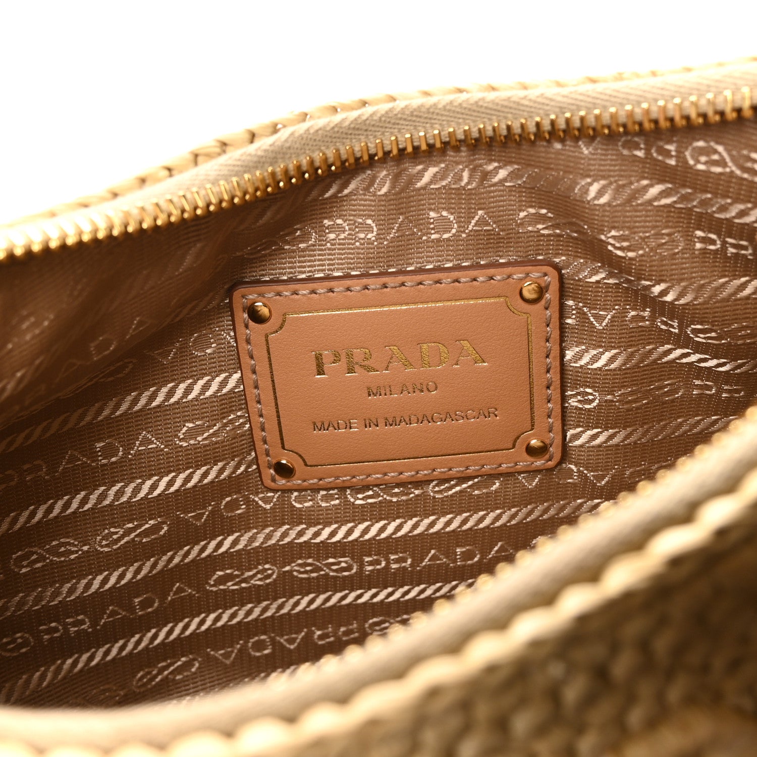 Yarn Raffia Effect Crochet Arque Shoulder Bag Natural - Image 6