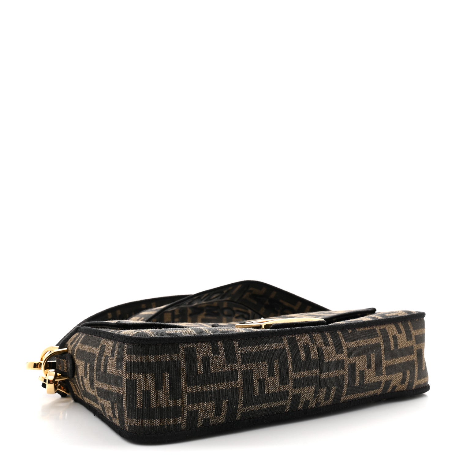 Fabric Jacquard FF 1974 Medium Baguette Tobacco Moro Black - Image 4