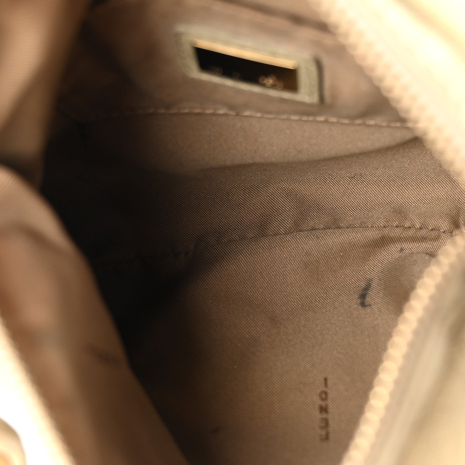 Calfskin Mini Hobo Bag Beige - Image 5