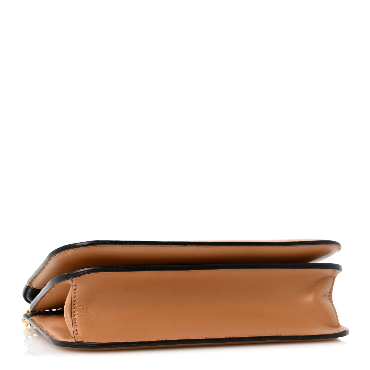 Vitello King Nubuck Pequin Karligraphy Pocket Shoulder Bag Biscuit Tobacco Moro - Image 4