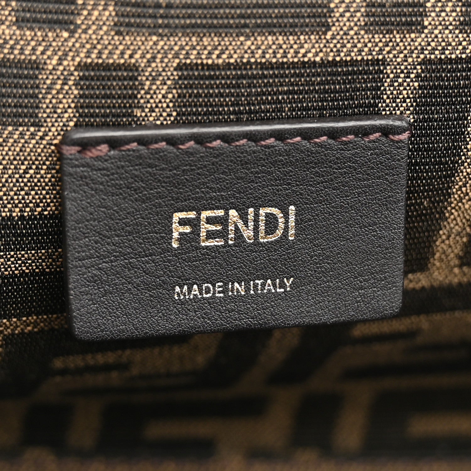 Shiny Nappa Small Fendi First Black - Image 6