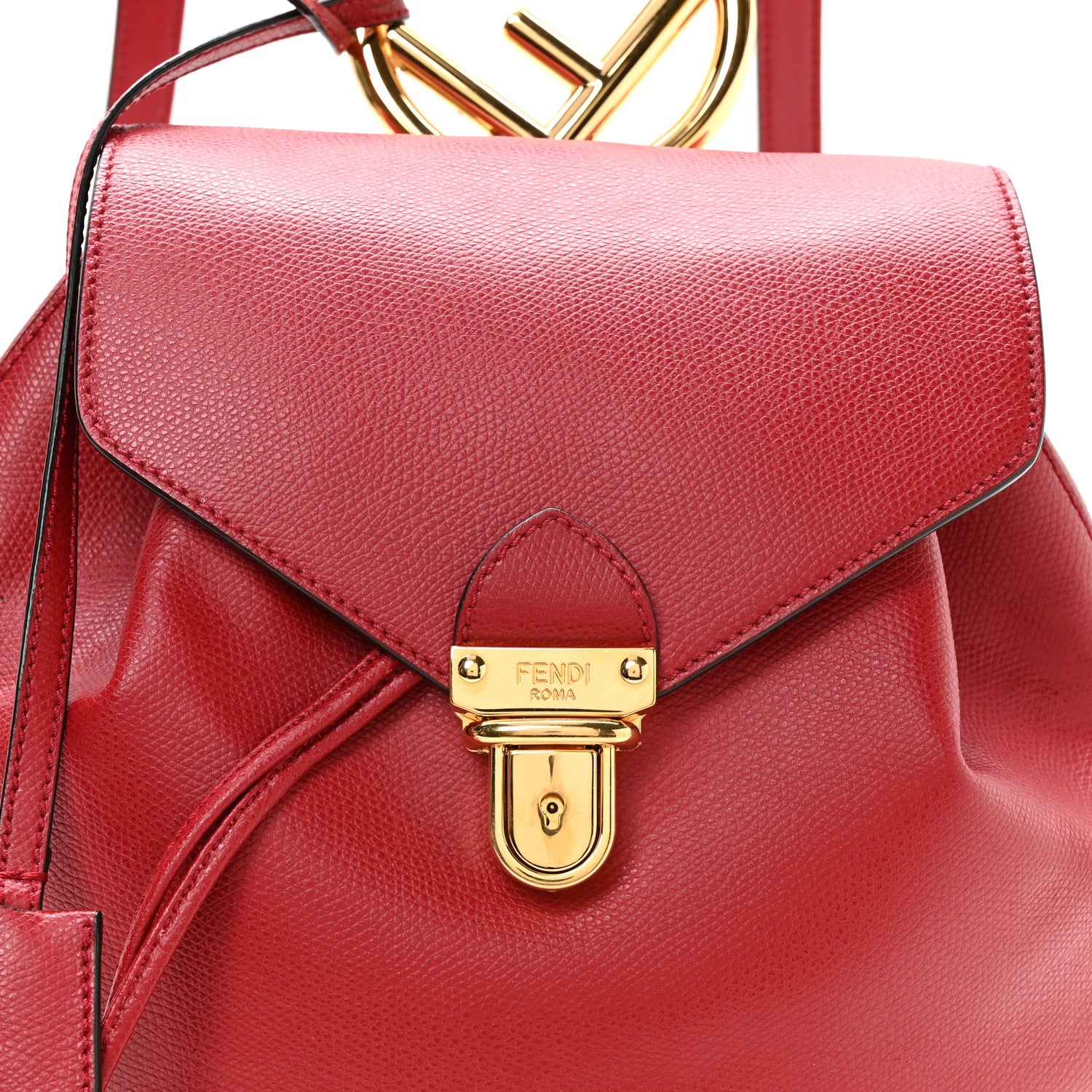 Vitello Cruise F is Fendi Drawstring Backpack Fragola - Image 7