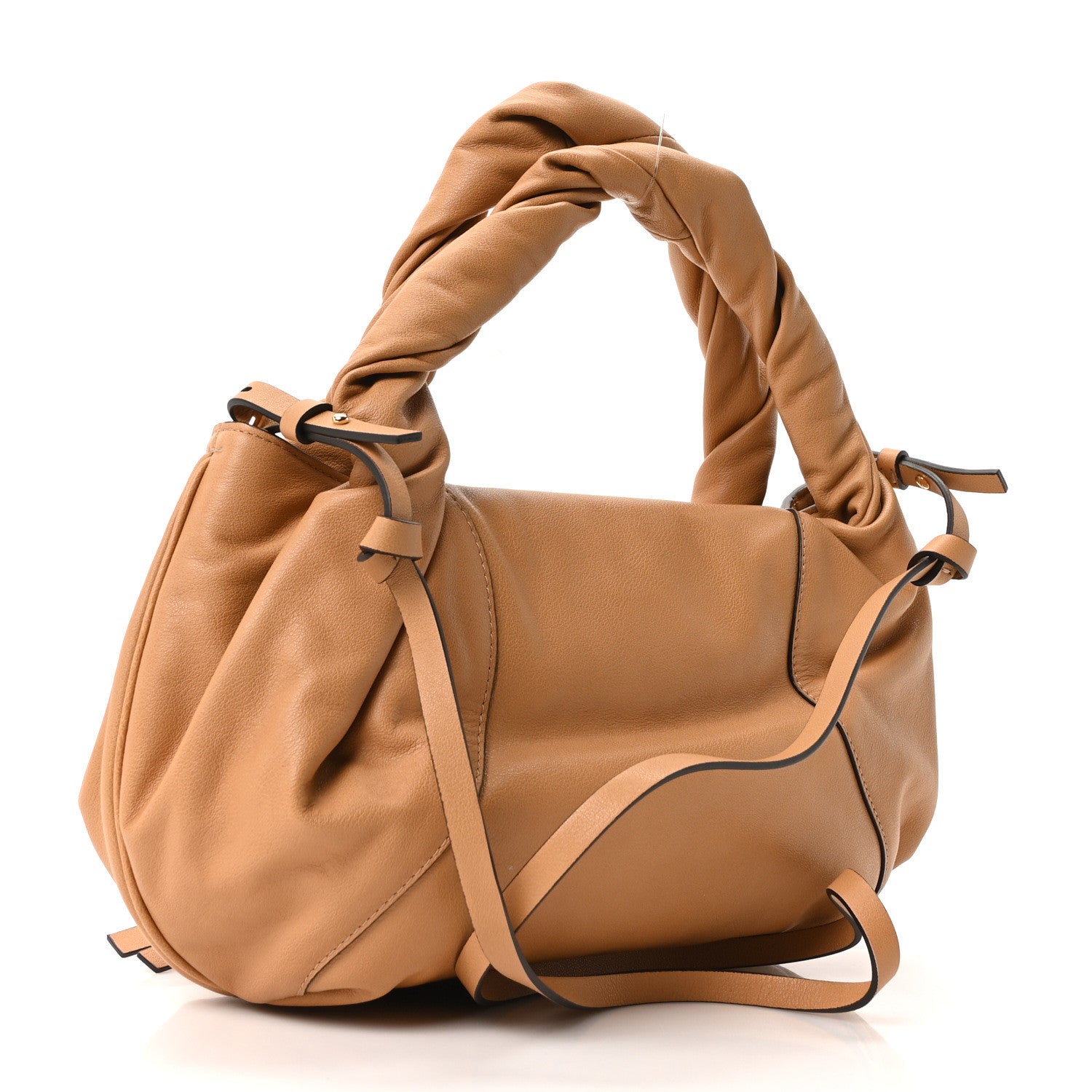 Calfskin Small Spy Dark Honey - Image 3