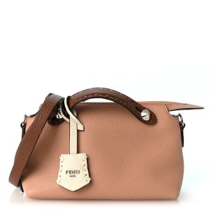 Cuoio Romano Selleria Sintetica Tape Stitch Mini By The Way Boston Bag Pink