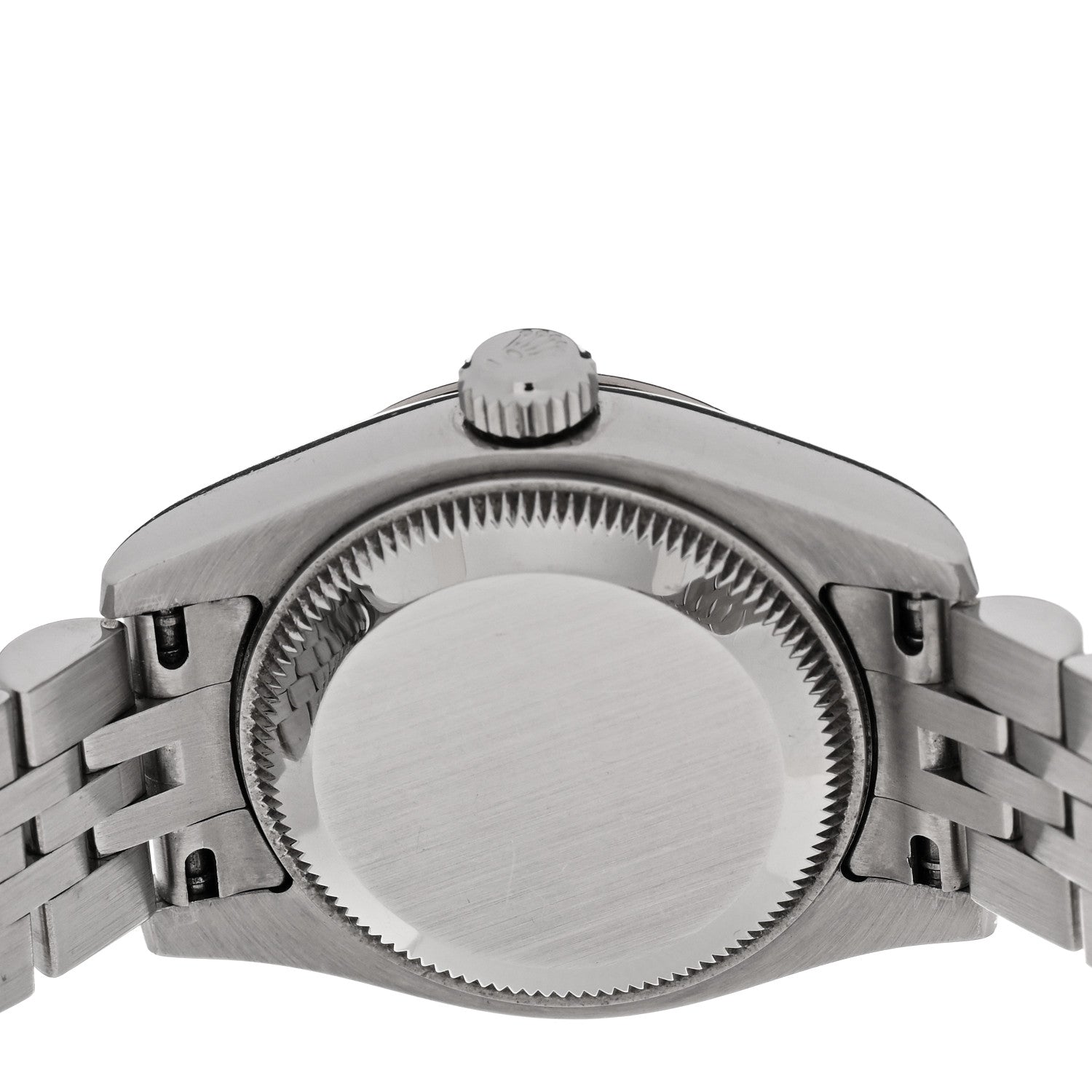 Stainless Steel 18K White Gold Diamond 26mm Oyster Perpetual Datejust Watch Blue Jubilee 179174 - Image 4