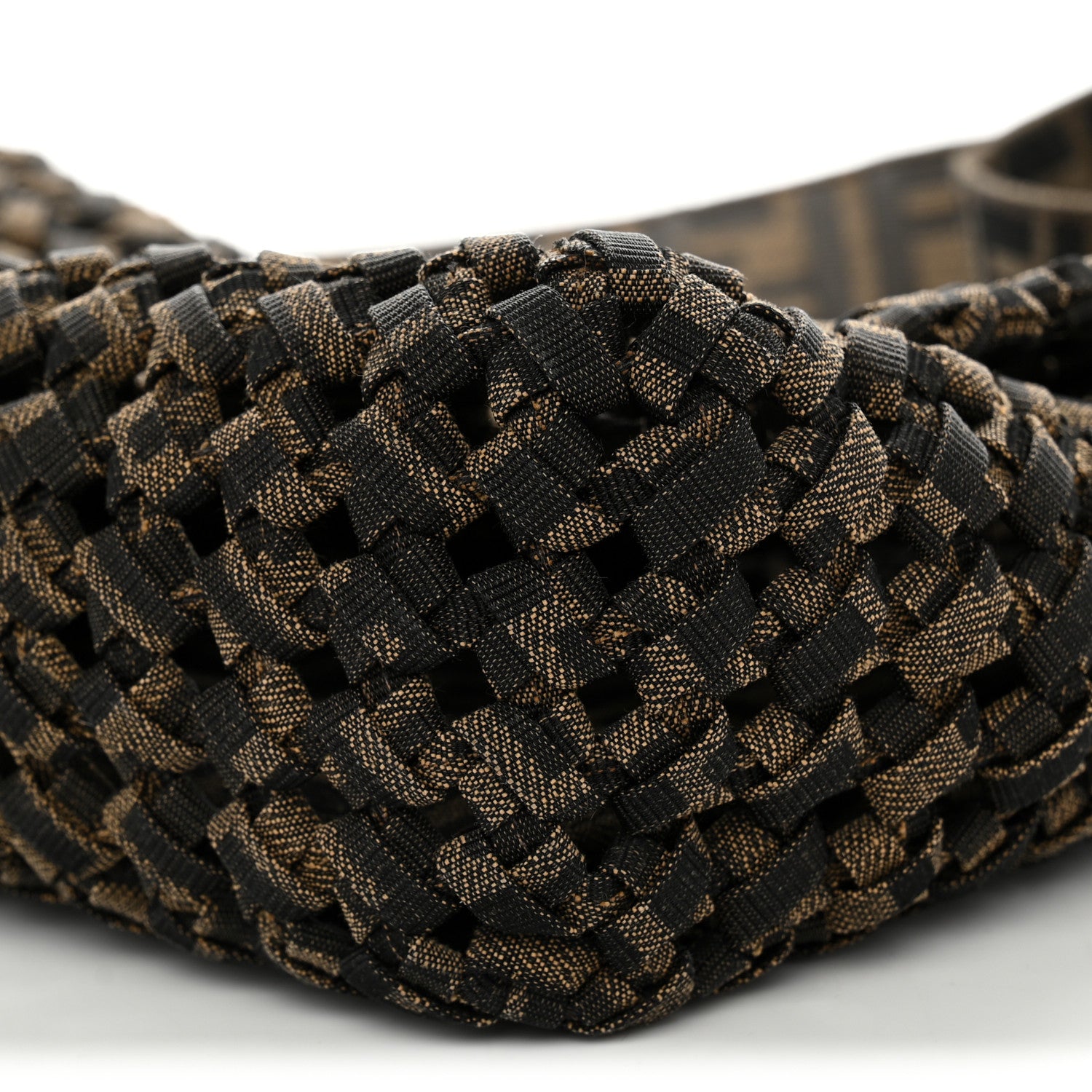 Fabric Jacquard FF 1974 Woven Knotted Baguette Tobacco Moro - Image 9