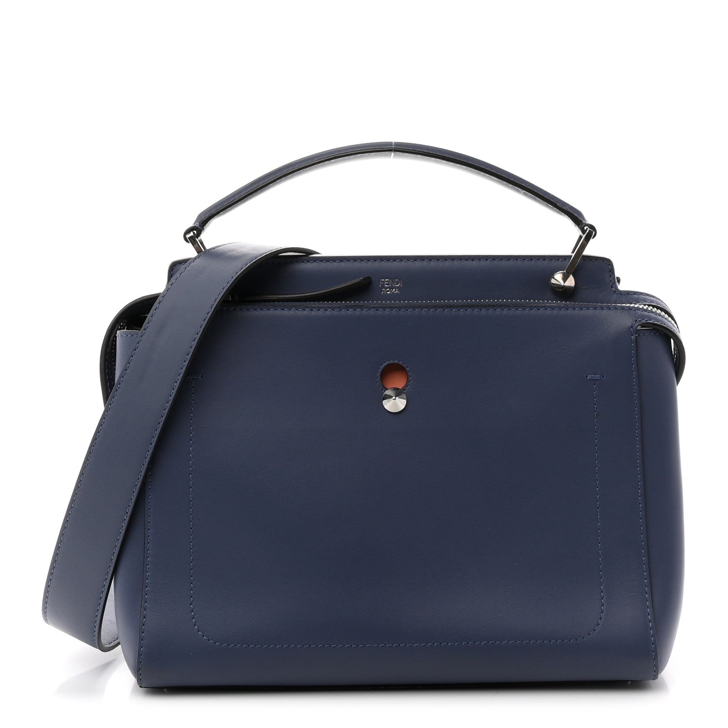 Vitello Baltico Dolce DotCom Satchel Blue