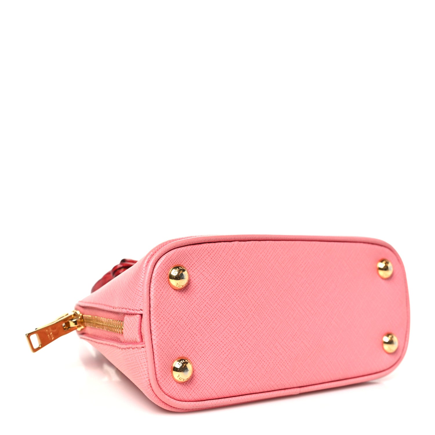 Saffiano Lux Crocodile Mini Promenade Tote Fuoco Begonia - Image 4
