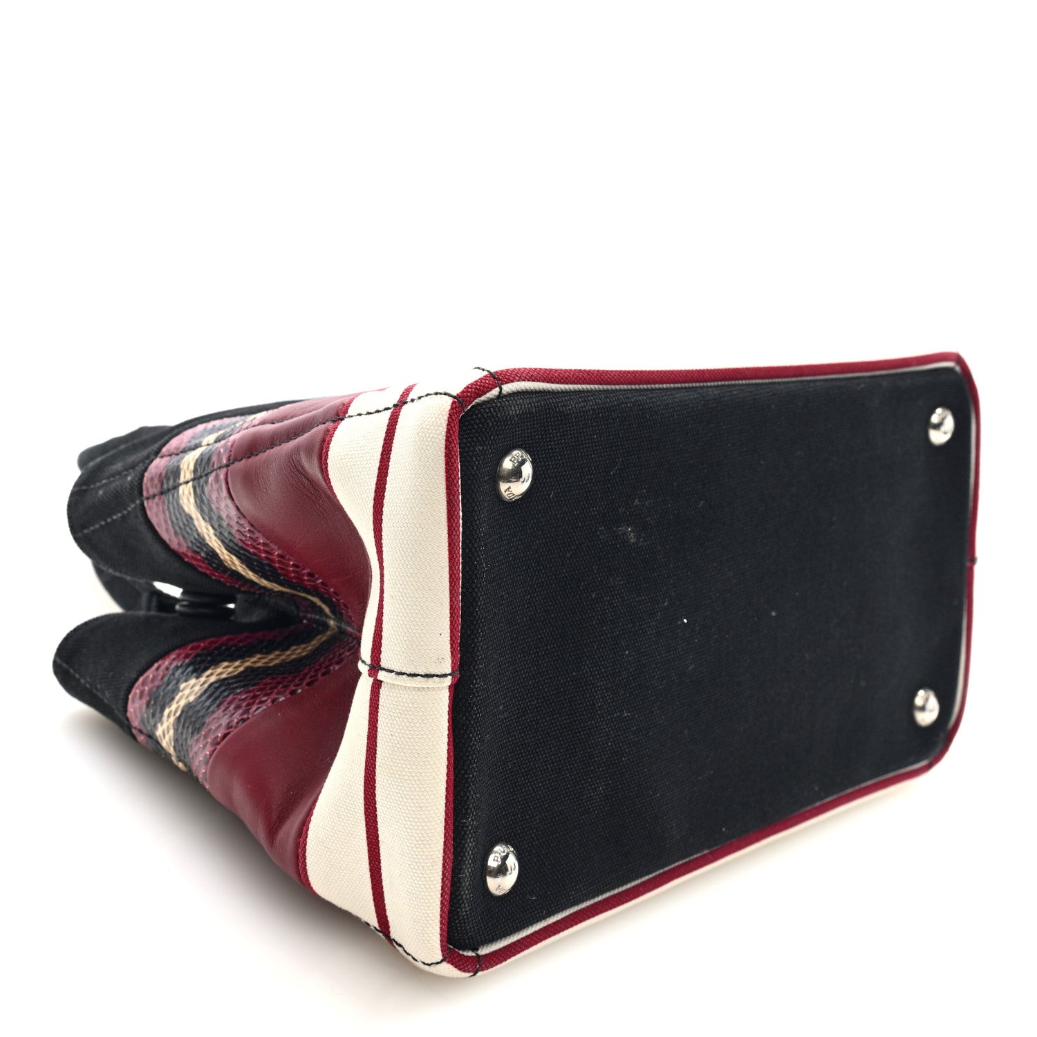 Patch Righe Mix Tote Cerise - Image 4