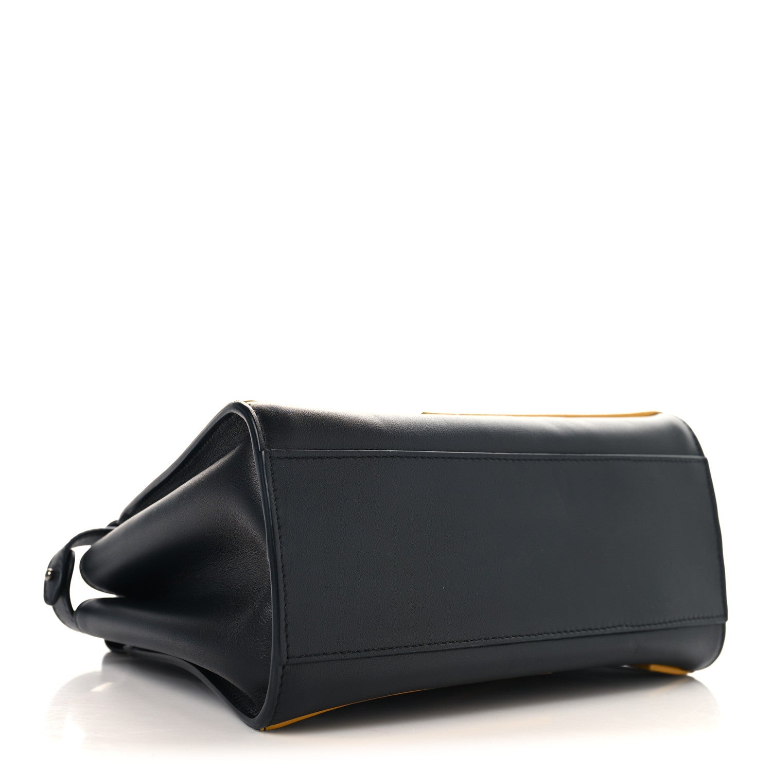 Nappa FF Mini Peekaboo Iconic Satchel Black Sunflower - Image 4