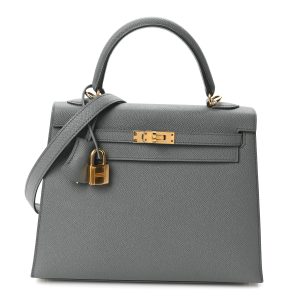 Epsom Kelly Sellier 25 Vert Amande