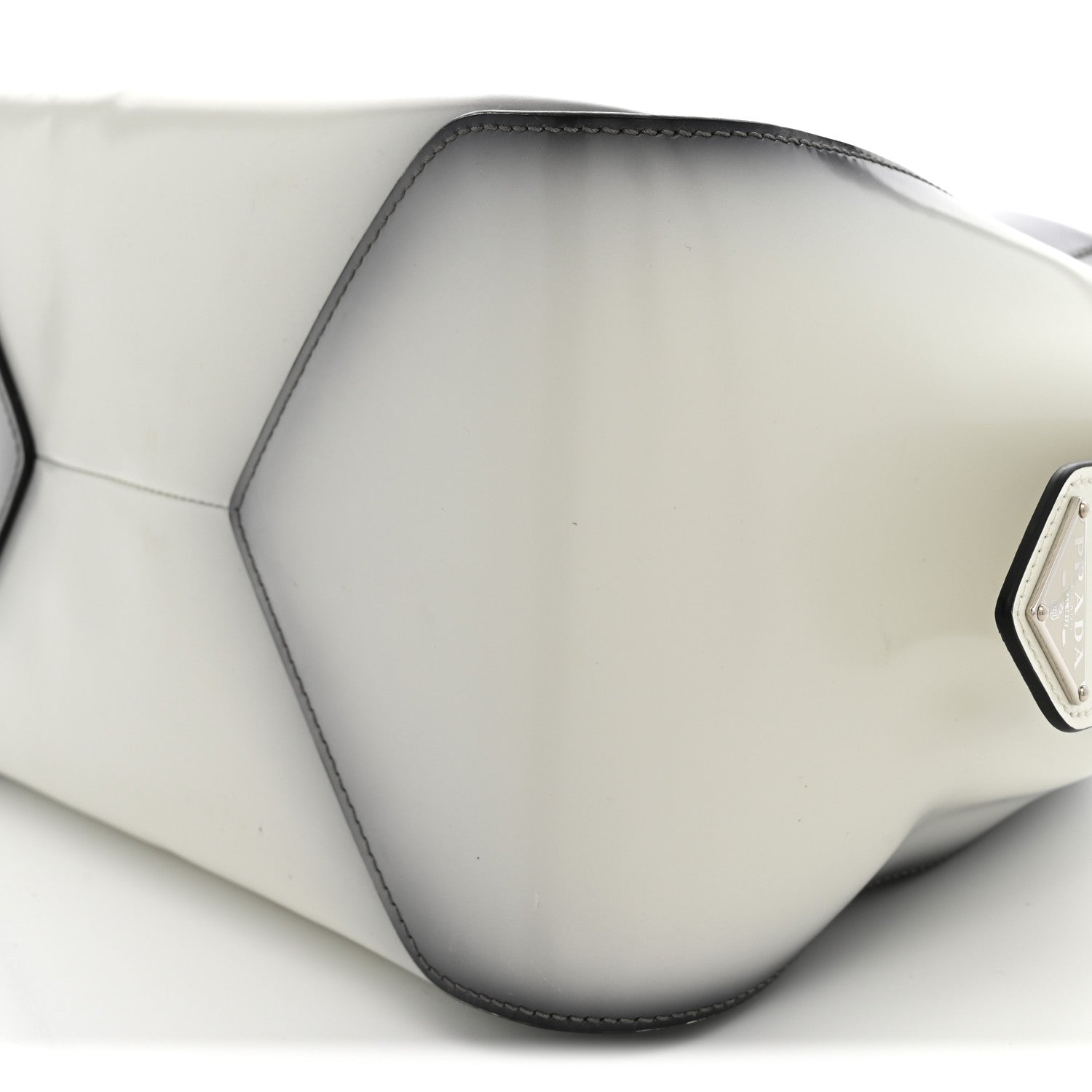 Spazzolato Small Supernova Handbag White Sfumato - Image 9