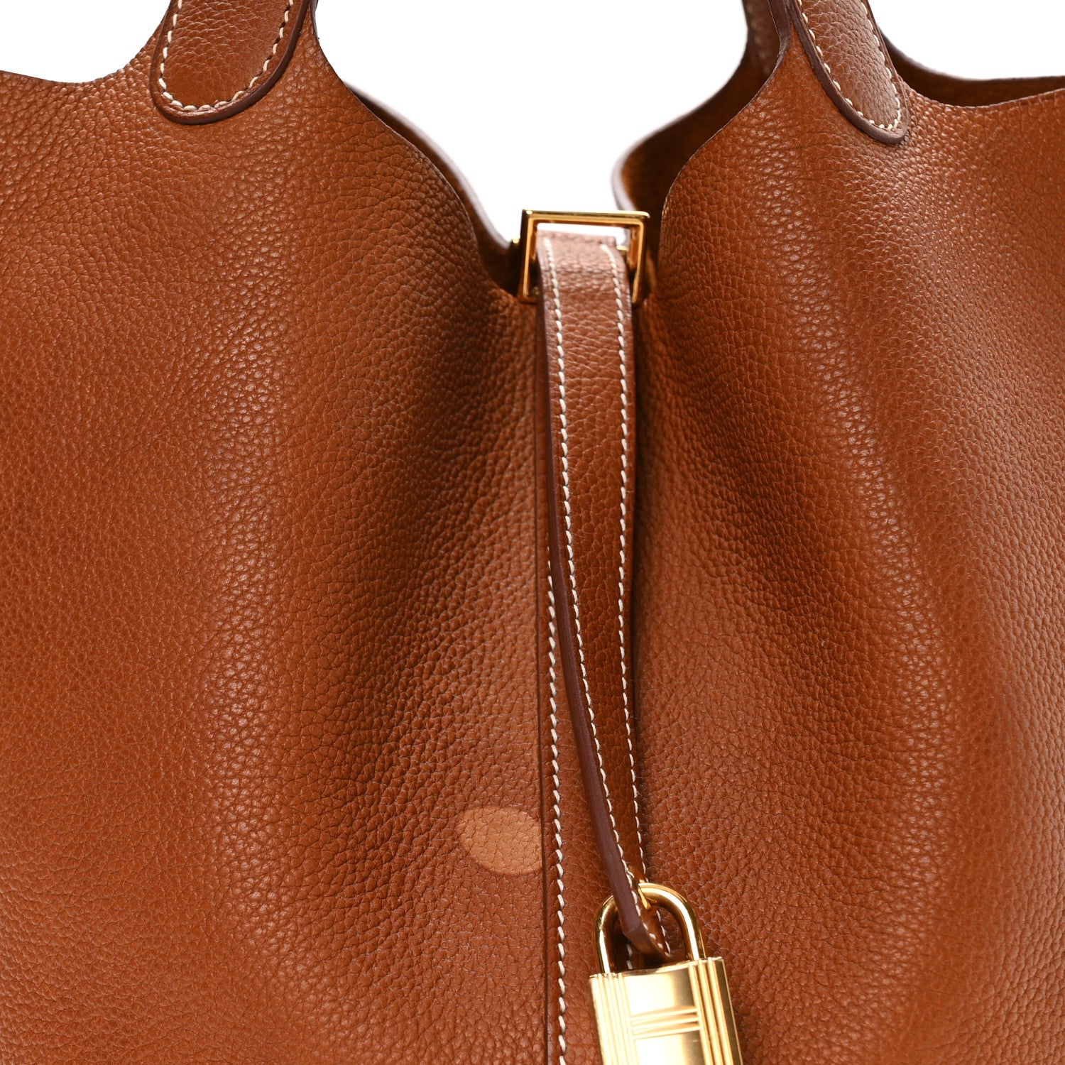 Taurillon Clemence Picotin Lock 22 MM Fauve - Image 8