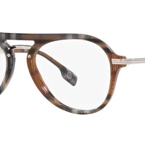 Burberry BE2377 Check Print Aviator Eyeglasses Frames