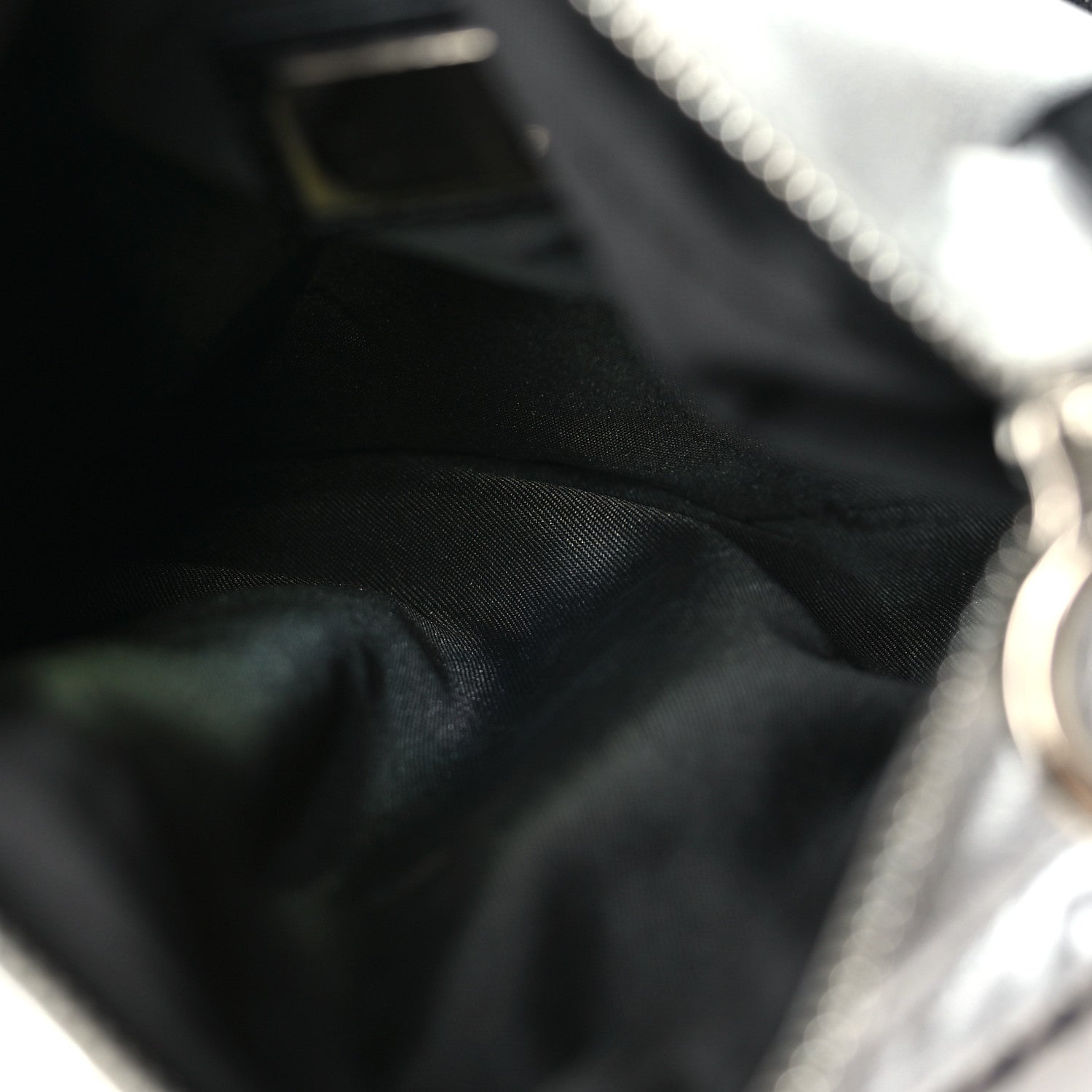 Calfskin Metal Small Oyster Black - Image 5