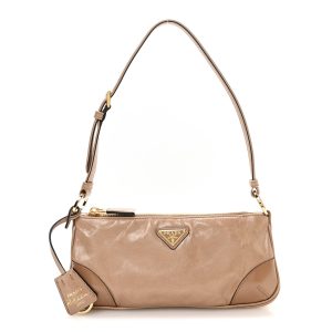 Soft Lux Calfskin Re-Edition 2002 Shoulder Bag Travertine