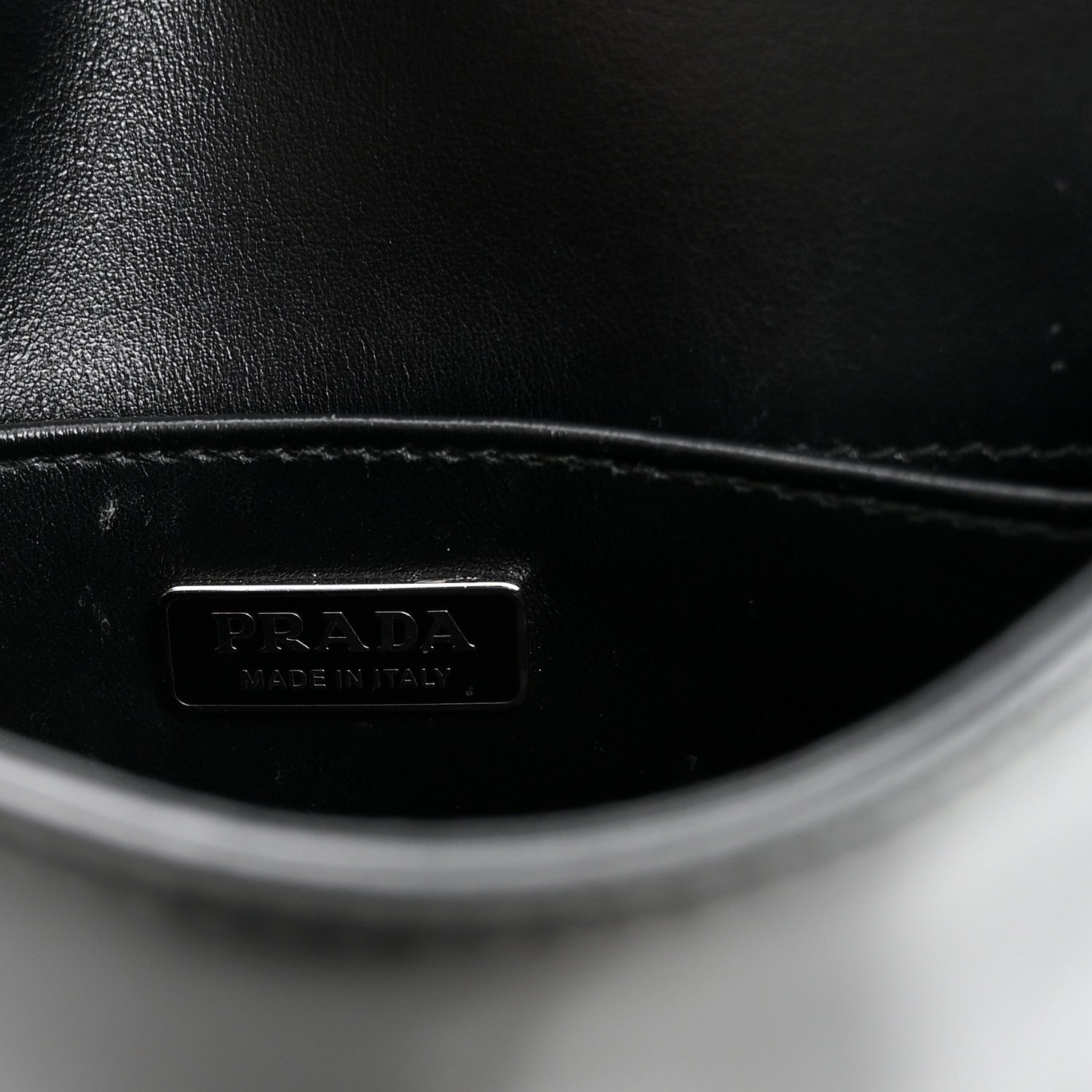 Spazzolato Cleo Flap Shoulder Bag Black - Image 6