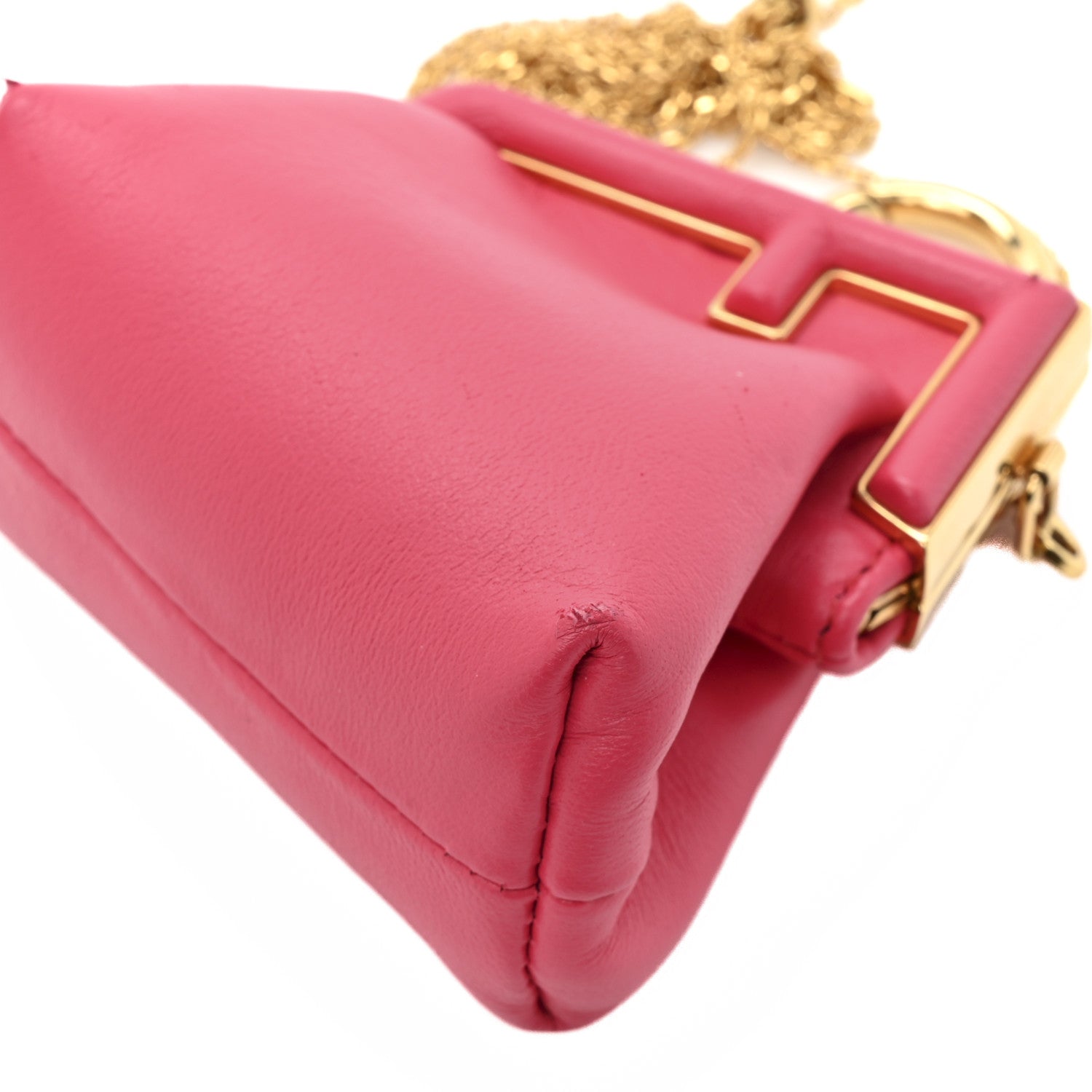 Shiny Nappa Nano Fendi First Bag Charm Lampone - Image 10