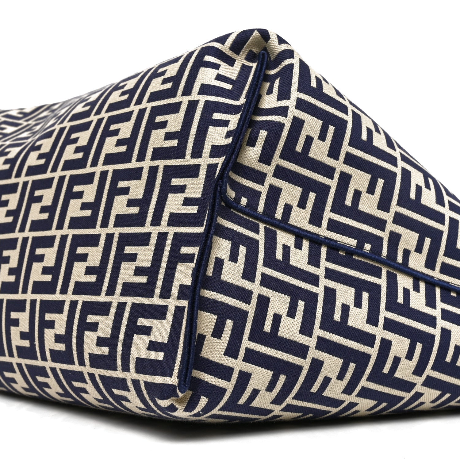Pequin Vitello Reversible Large Shopping Tote Midnight Blue - Image 16