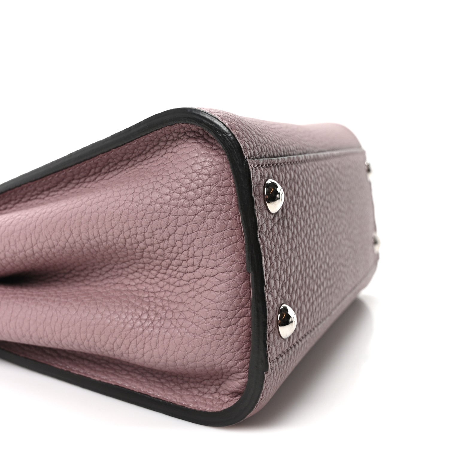 Cuoio Romano Selleria Macro Stitchings Mini Peekaboo Iconic Satchel Rose Camelia - Image 8