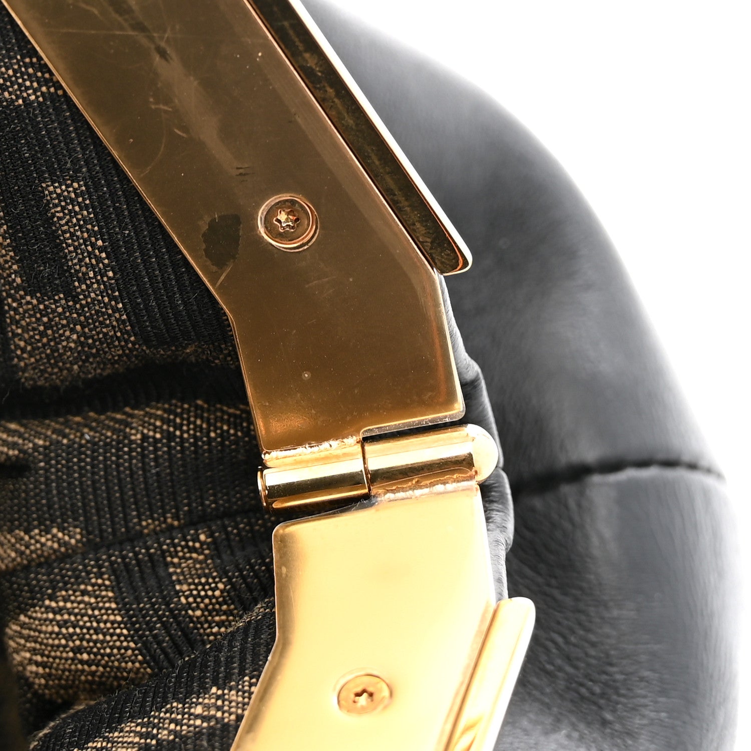 Shiny Nappa Small Fendi First Black - Image 11