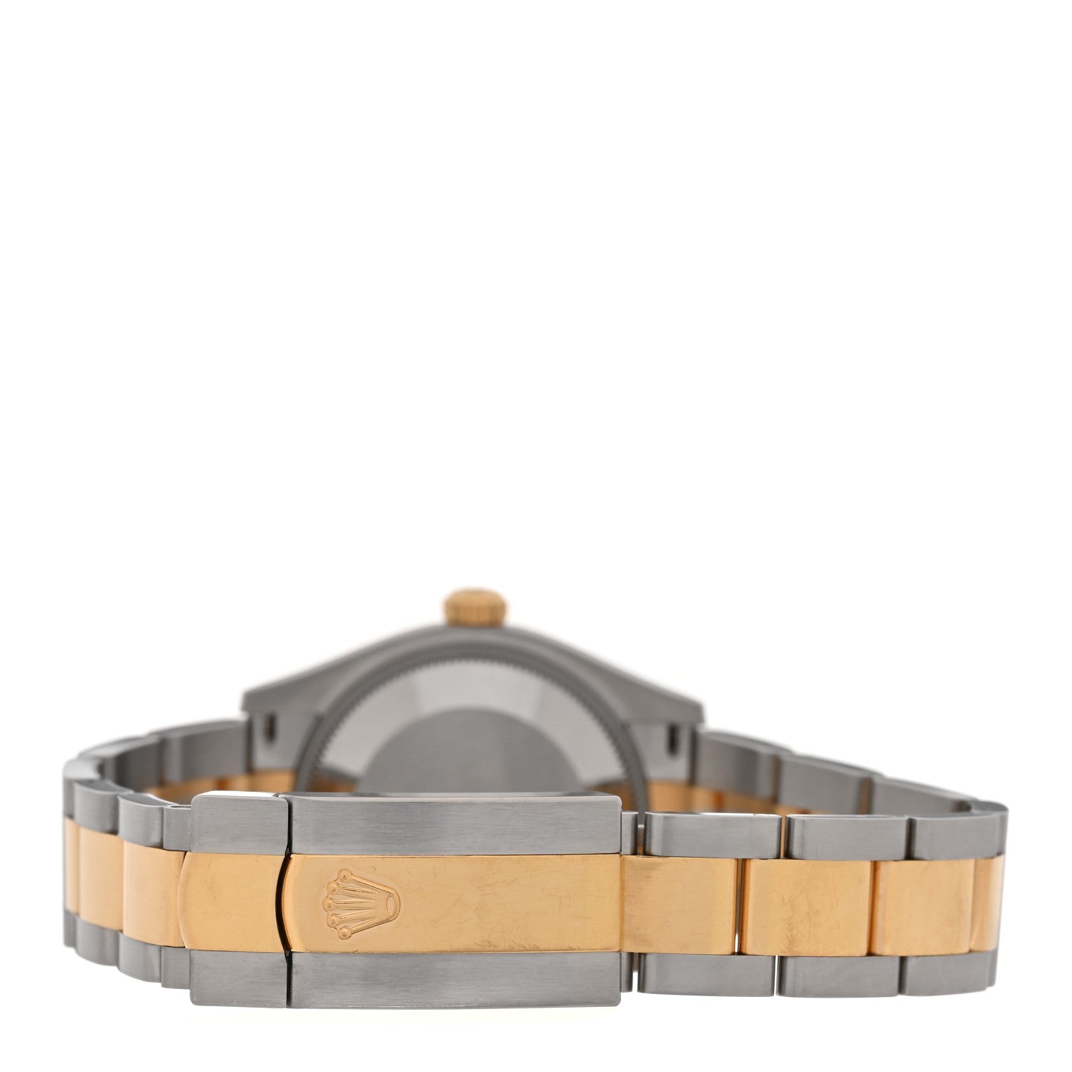 Stainless Steel 18K Yellow Gold Diamond 31mm Oyster Perpetual Datejust Watch Dark Grey 278273 - Image 3