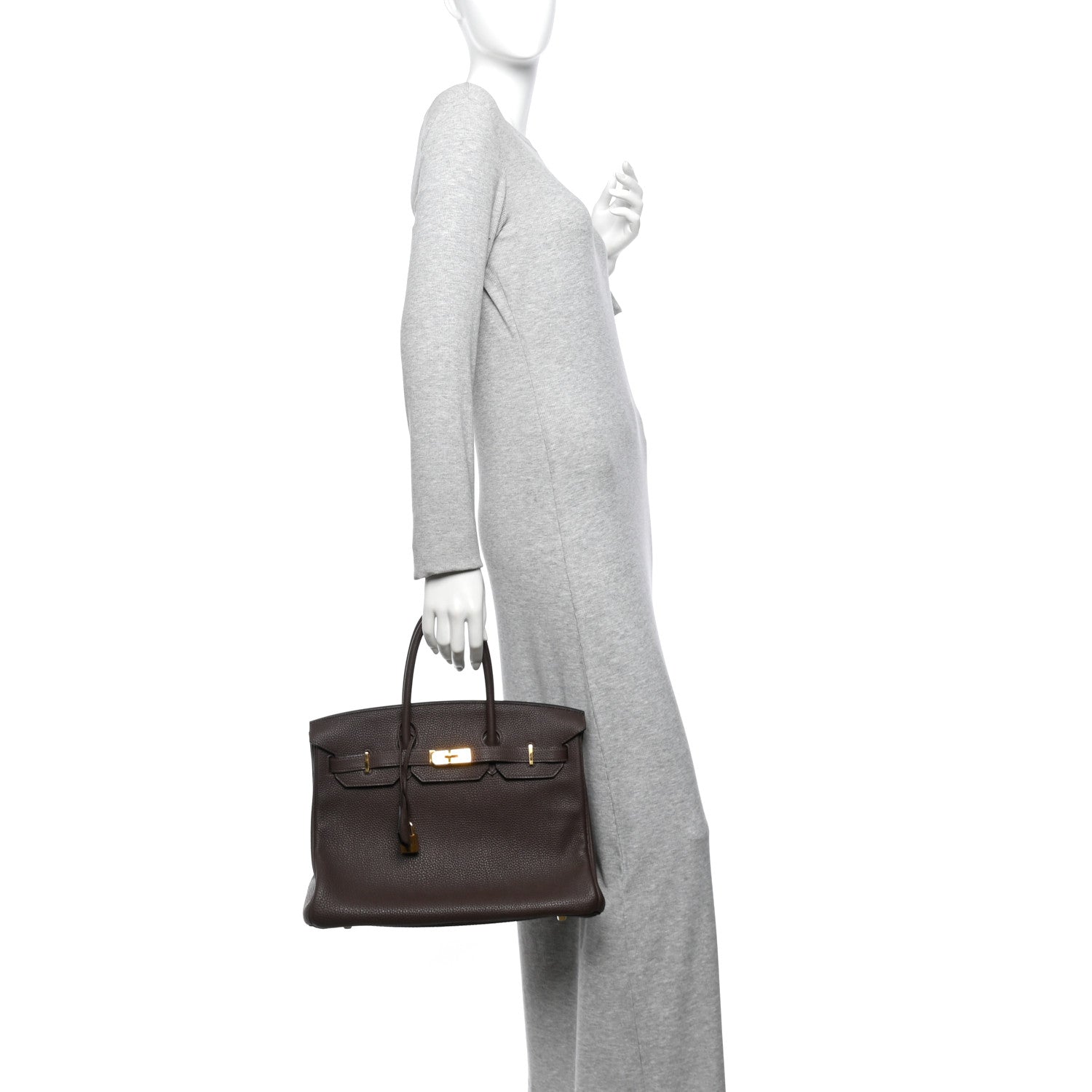 Togo Birkin 35 Ebene - Image 2