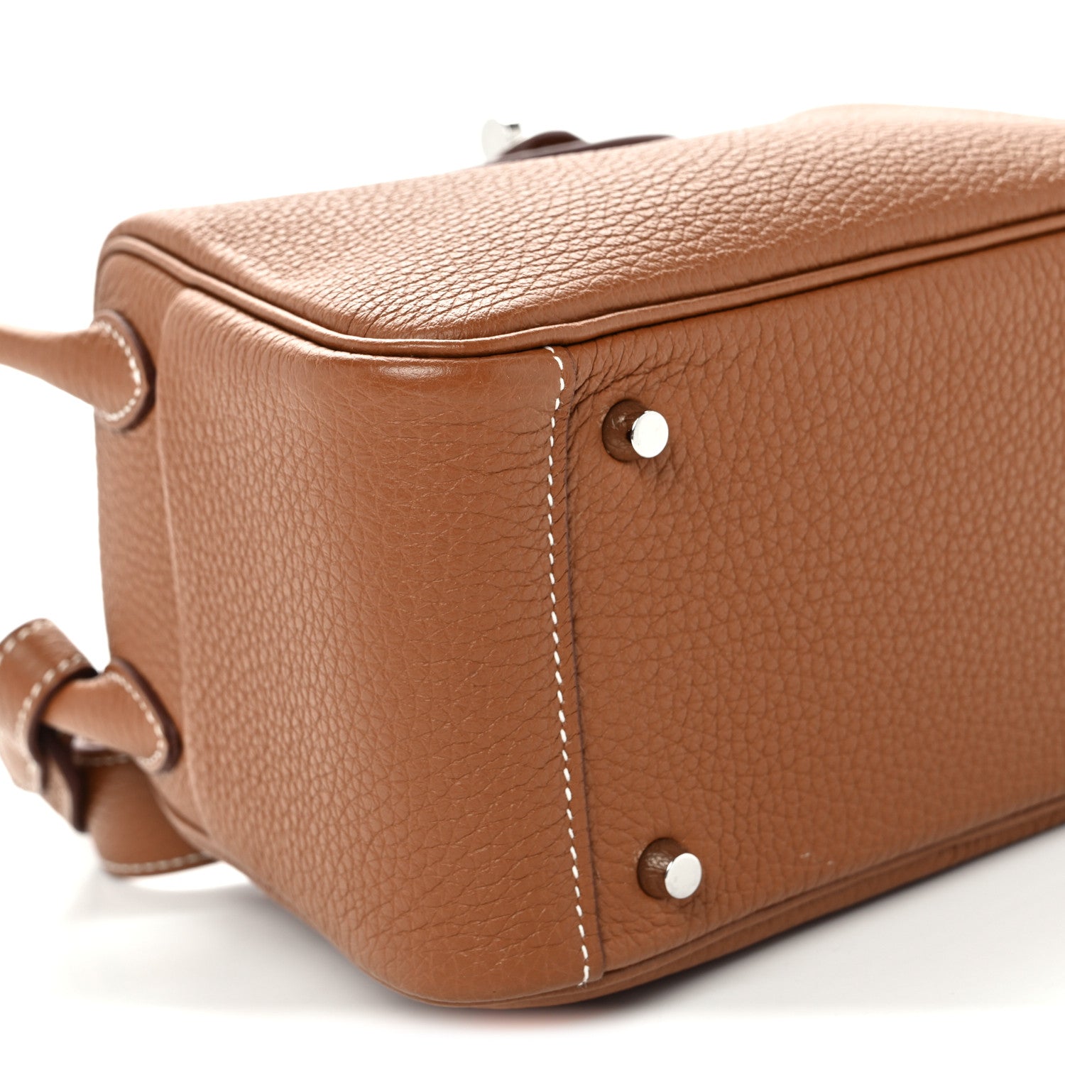 Taurillon Clemence Mini Lindy 20 Gold - Image 9