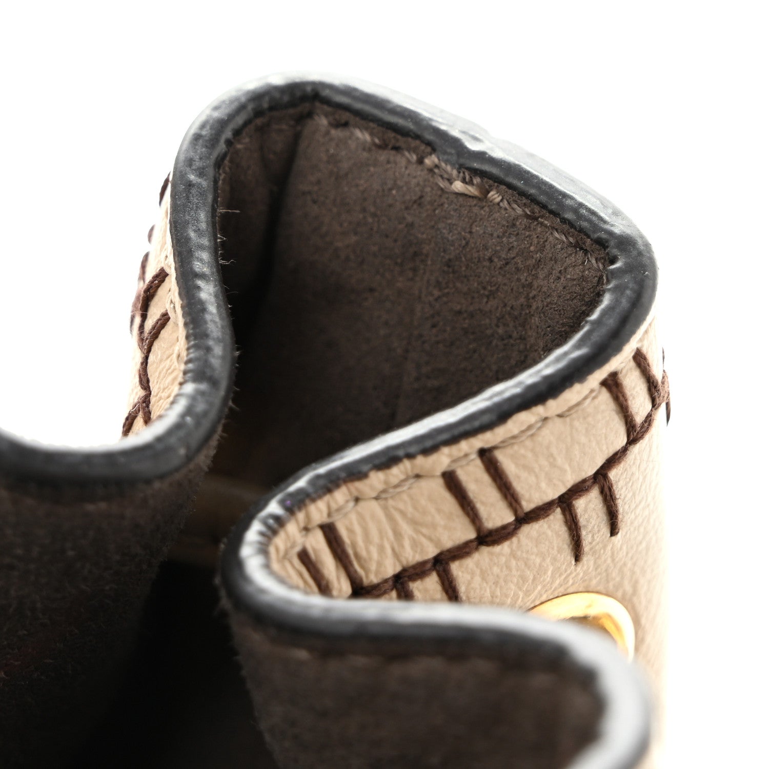 Suede Vitello Grace F is Fendi Micro FF Mini Mon Tresor Bucket Bag Nude Spring Maya - Image 15