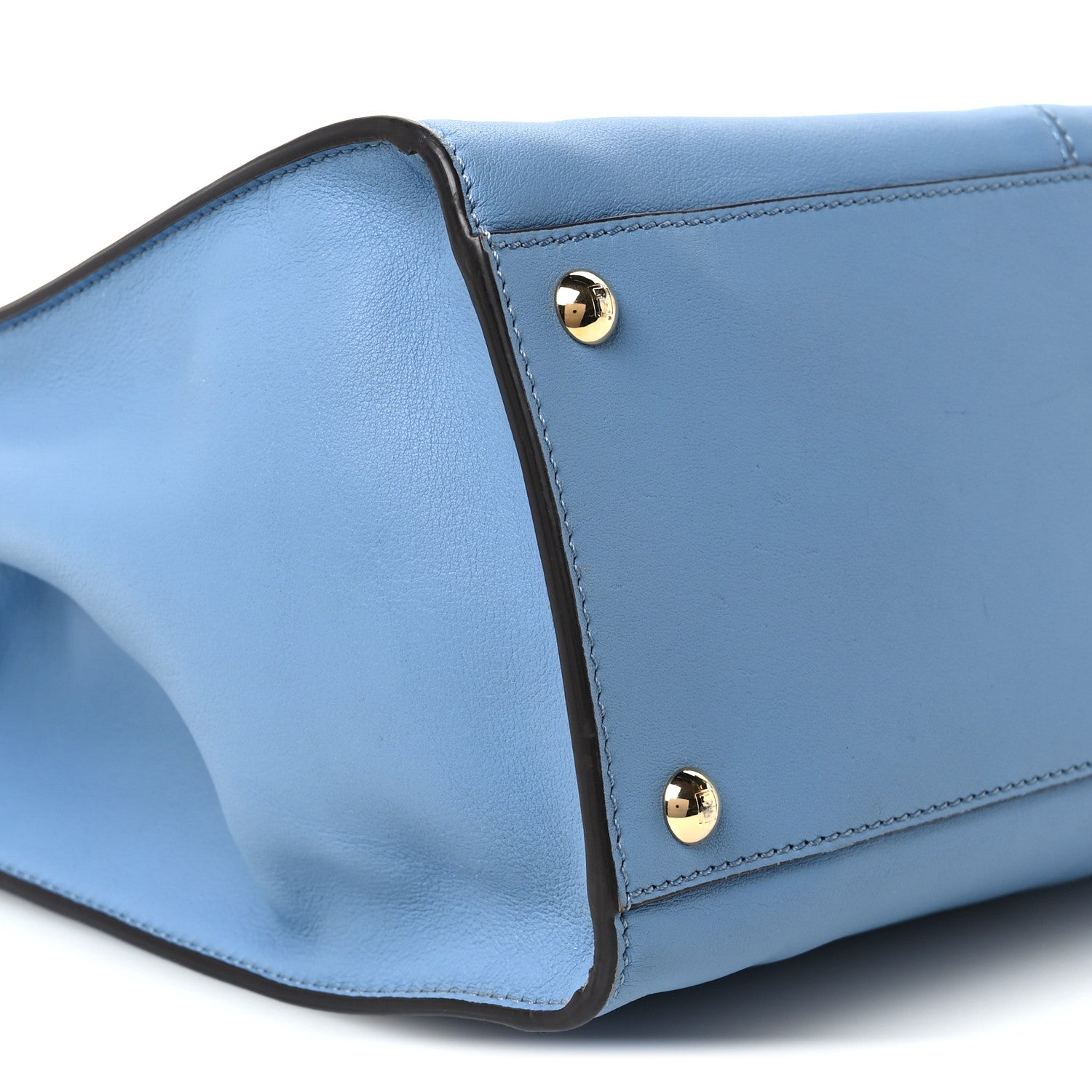 Vitello Seta Nabuk Pequin Medium Peekaboo X-Lite Blue Brown - Image 9