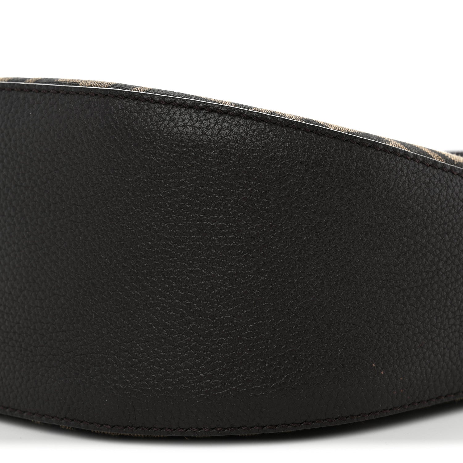 Fabric Jacquard FF Melon Bag Tobacco Black - Image 10