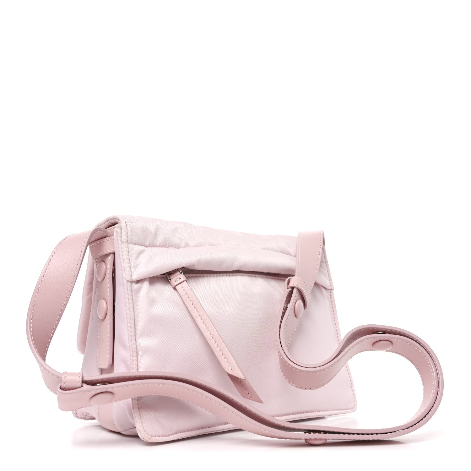Re-Nylon Padded Small Traveller Alabaster - Image 3