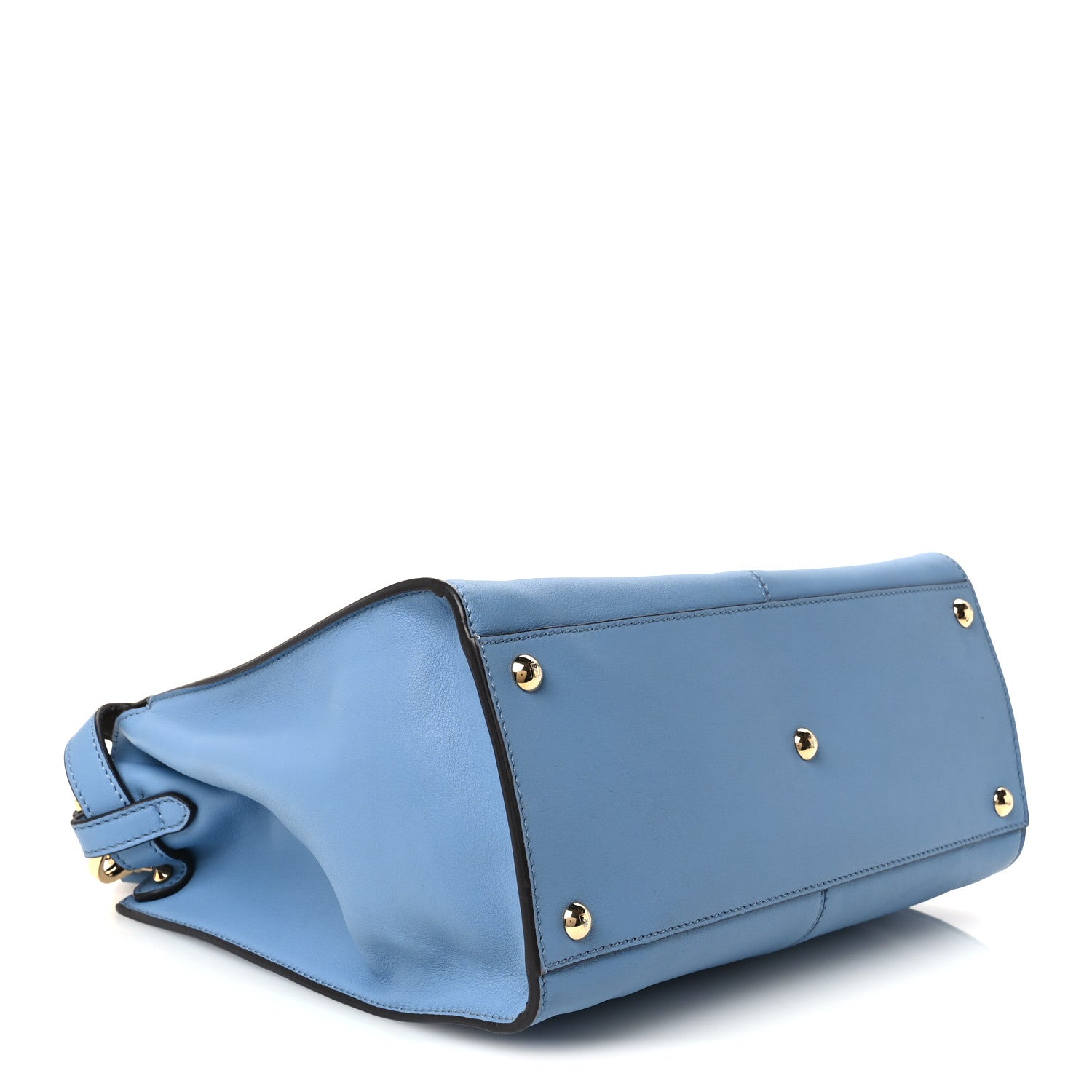 Vitello Seta Nabuk Pequin Medium Peekaboo X-Lite Blue Brown - Image 4
