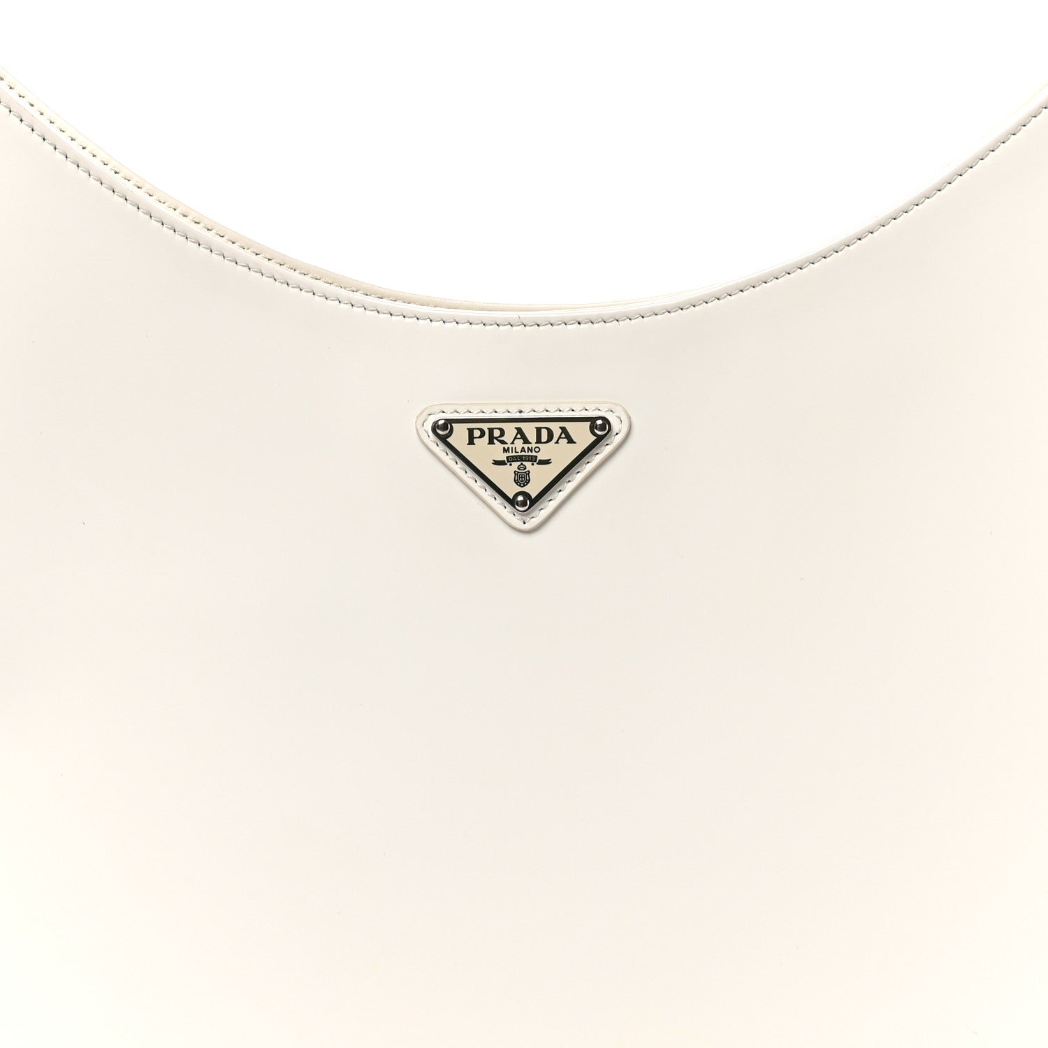 Spazzolato Maxi Cleo Adjustable Strap Shoulder Bag White - 图片 6