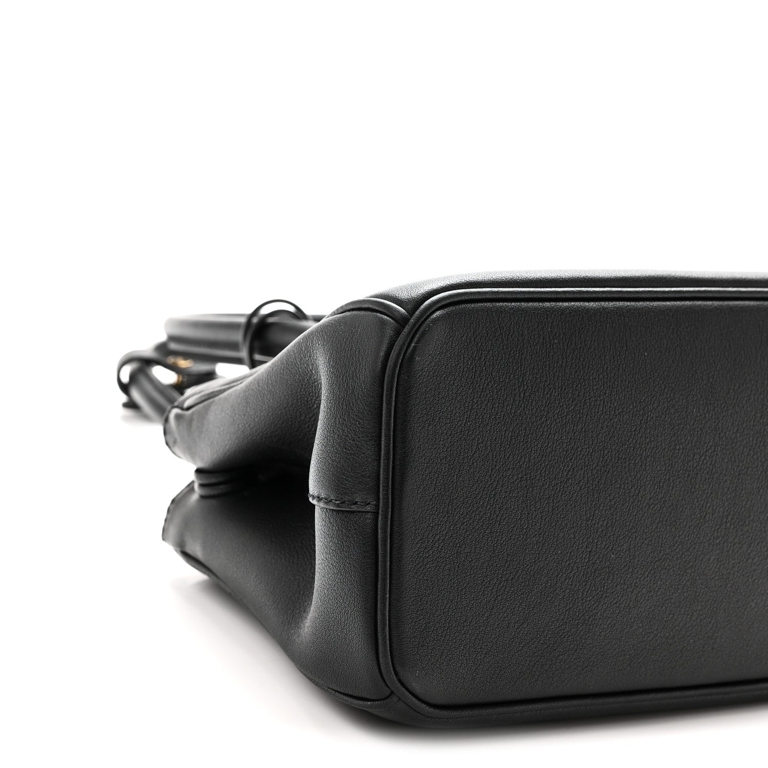 Soft Grain Medium East West Galleria Double Zip Bag Black - 图片 8