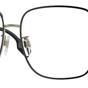 Burberry BE1378D Quincy Black Gold Metal Square Frames