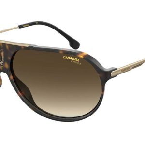 Carrera Hot65 Aviator Sunglasses in Havana Brown