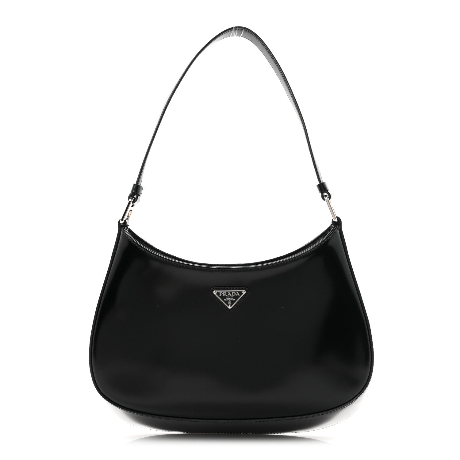 Spazzolato Cleo Shoulder Bag Black