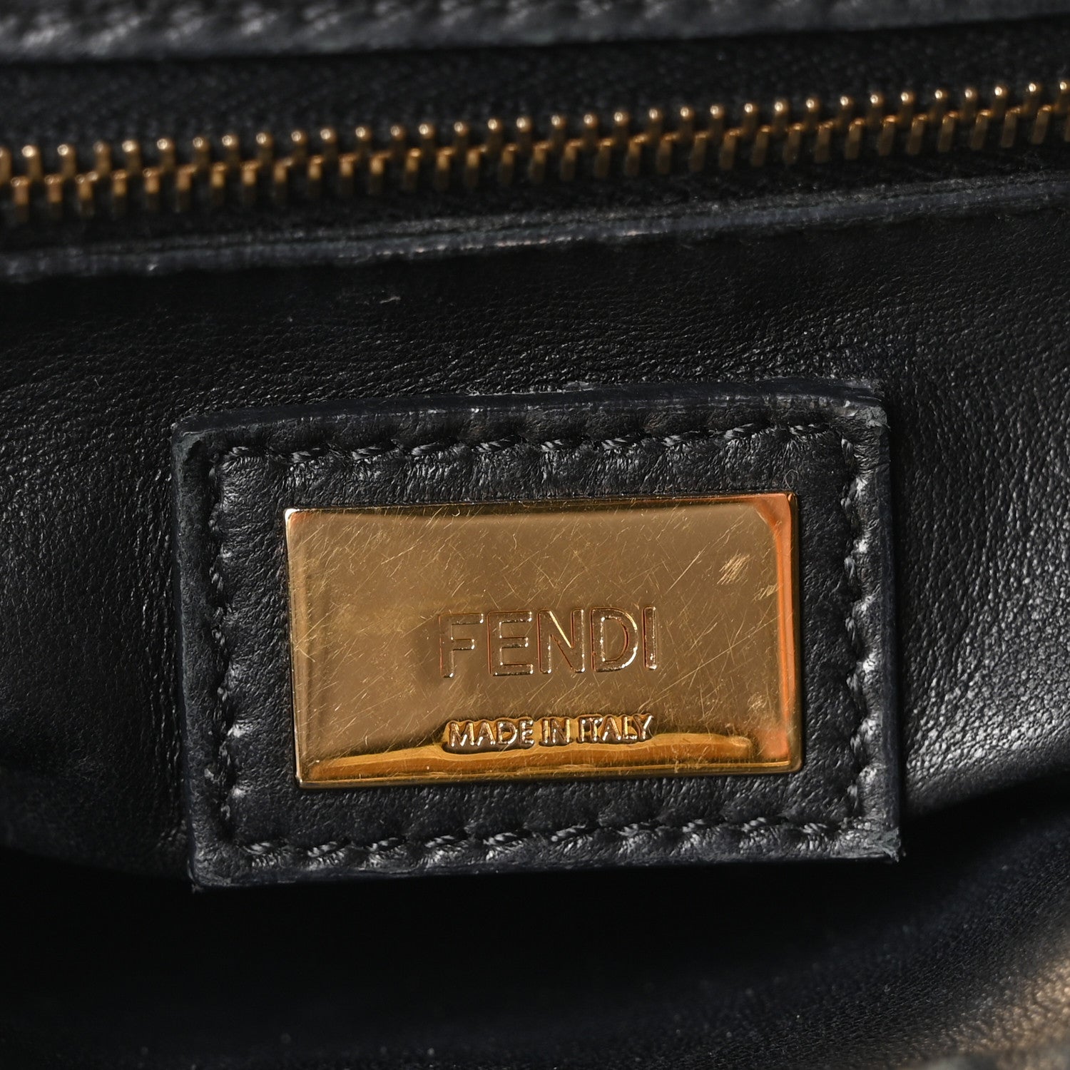 Nappa Mini Peekaboo Iconic Satchel Black - Image 6